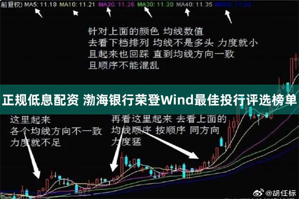 正规低息配资 渤海银行荣登Wind最佳投行评选榜单